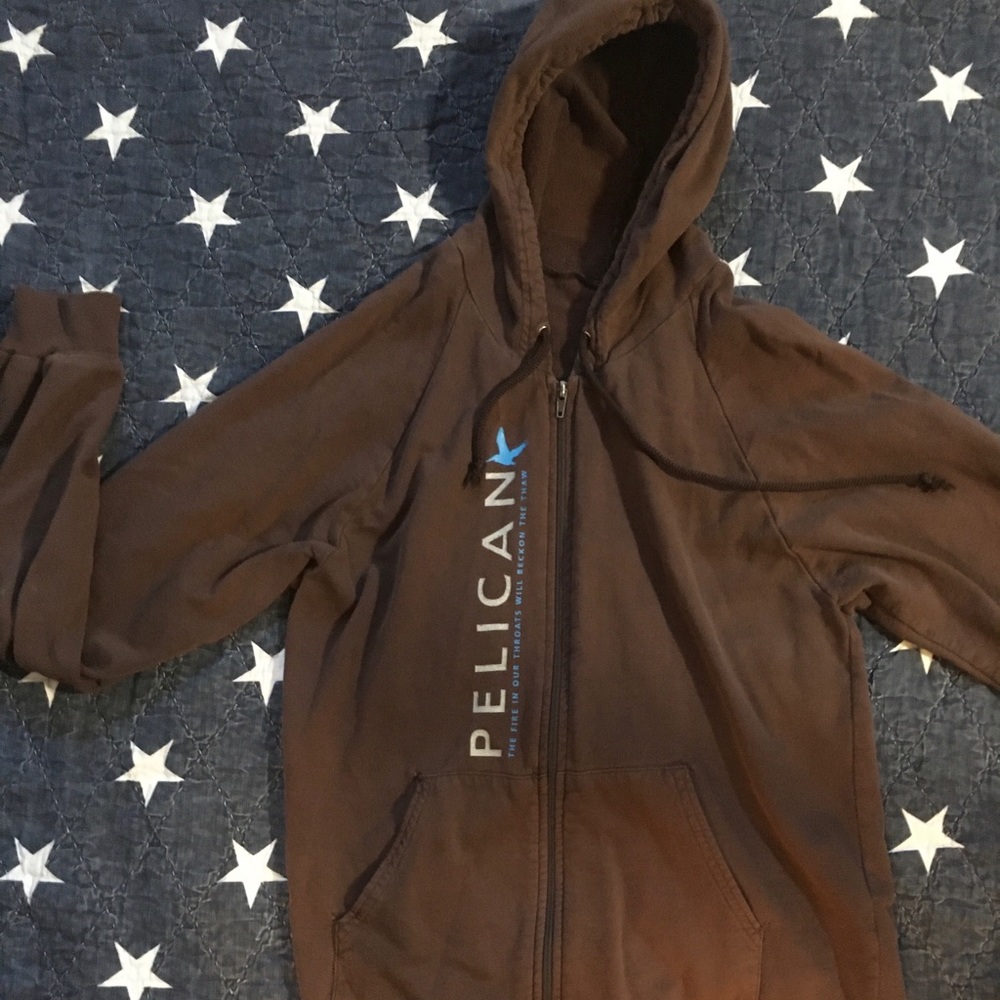 Pelican Band Sweatshirt Brown Vintage S/M